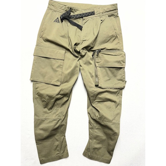 Nike ACG Other - Nike ACG Smith Summit Cargo Pants Mens M Olive Green Techwear Utility Tapered